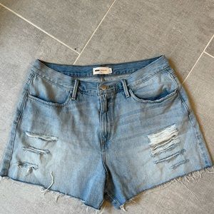 Fashion nova denim shorts high waisted